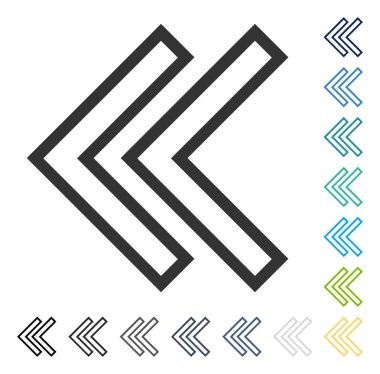 Shift Sol vektör simgesi