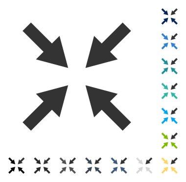 Oklar vektör simge sıkıştırmak