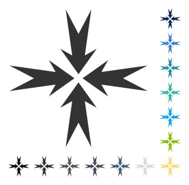 Sıkıştırma OK vektör simgesi