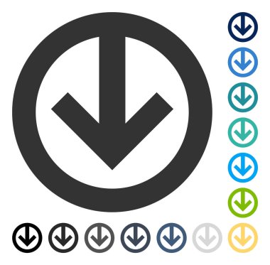 Vektör simgesi aşağı yön