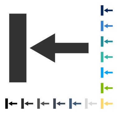 Sol vektör simgesi hareket