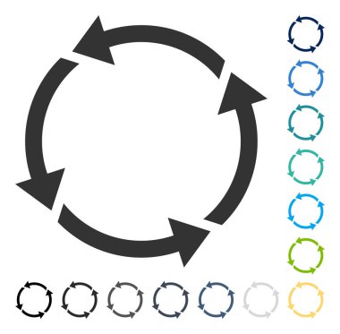 geri dönüşüm vektör simgesi