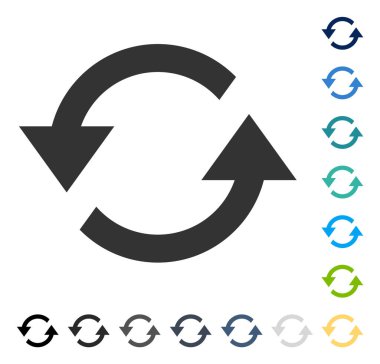 Ok vektör simgesini tazele