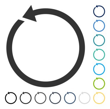 CCW vektör simge döndürmek