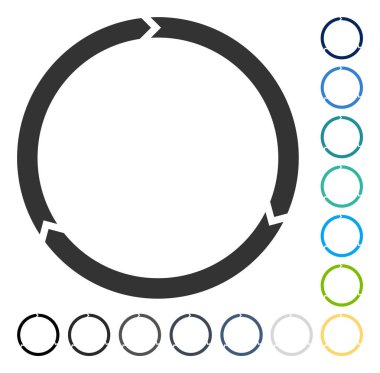 Döndürme vektör simgesi