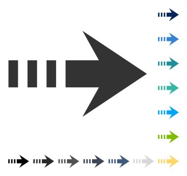 Doğru vektör simge göndermek