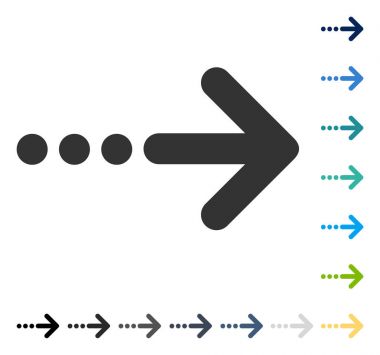 Doğru vektör simge göndermek