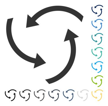 Oklar vektör simge girdap