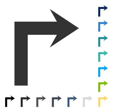 Doğru vektör simge açmak