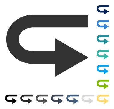 Doğru vektör simge açmak