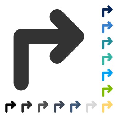 Doğru vektör simge açmak