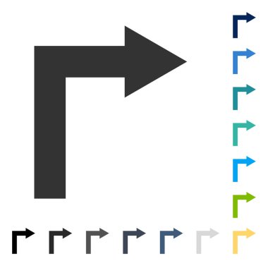 Doğru vektör simge açmak