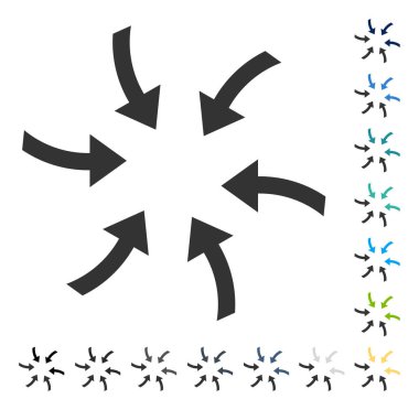 Oklar vektör simge burgu