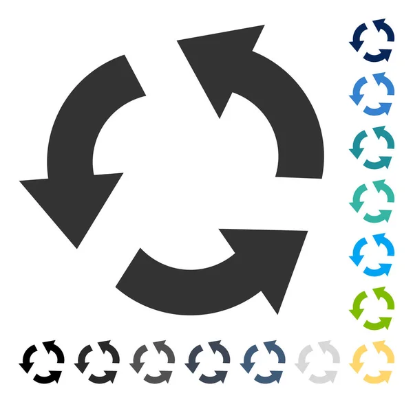 Reciclar icono de vector — Vector de stock