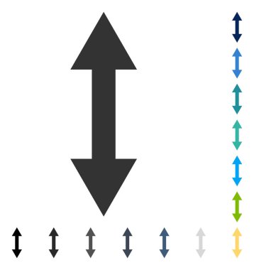 Dikey Çevir vektör simgesi