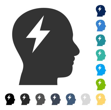 Beyin fırtınası vektör simgesi