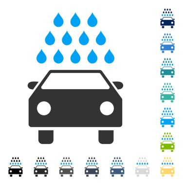 Araba Yıka vektör simgesi