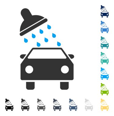 Araba Yıka vektör simgesi