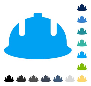 inşaat başlığı vektör simgesi