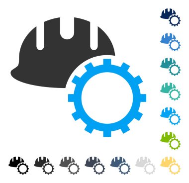 Geliştirme işçisi vektör simgesi