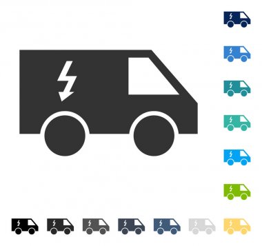 Elektrikli Araba vektör simgesi