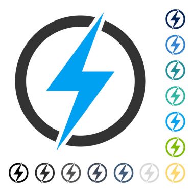 Elektrik vektör simgesi