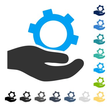 Mühendislik hizmeti vektör simgesi