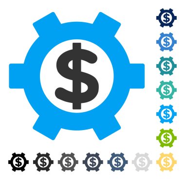 Mali Ayarlar vektör simgesi