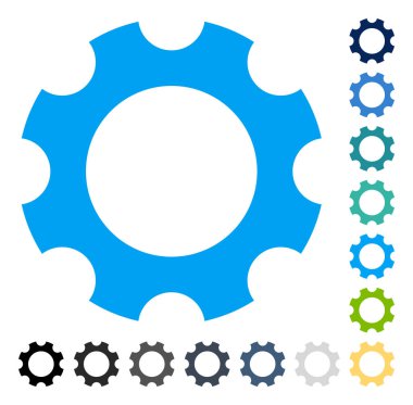 dişli vektör simgesi