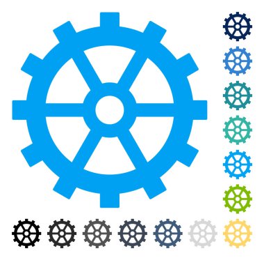 dişli vektör simgesi