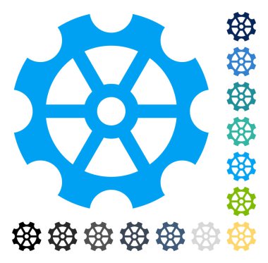 dişli vektör simgesi