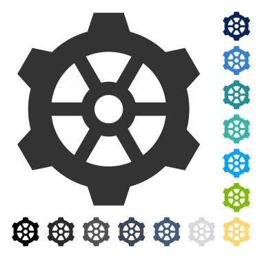 dişli vektör simgesi