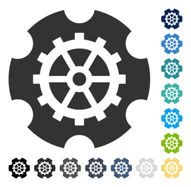 Gearwheel vektör simgesi