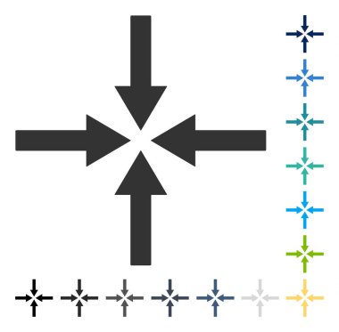 Etkisi okları vektör simgesi