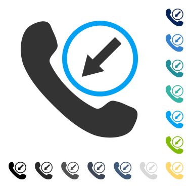 Gelen arama vektör simgesi