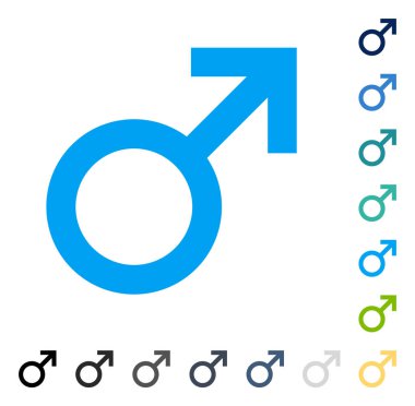 Erkek simge vektör simgesi