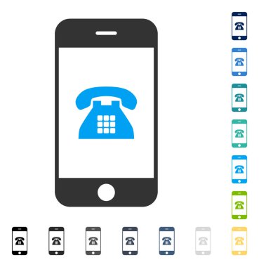 cep telefonu vektör simgesi