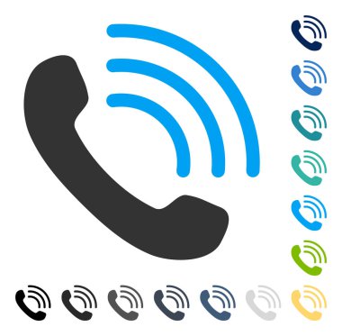 telefon arama vektör simgesi