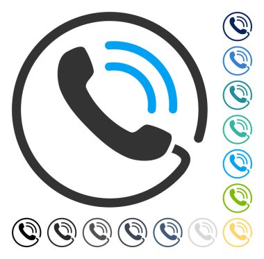 telefon arama vektör simgesi