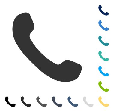 telefon alıcısı vektör simgesi