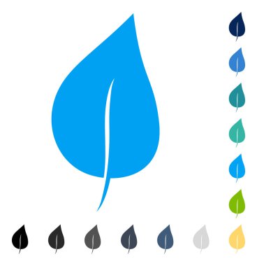 Bitki yaprak vektör simgesi