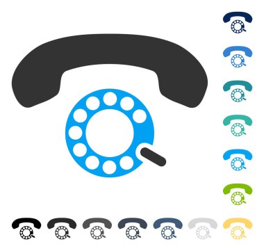 Darbeli aramayı vektör simgesi