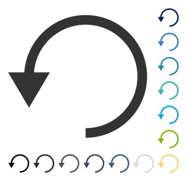 CCW vektör simge döndürmek