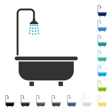 Duş Banyo vektör simgesi