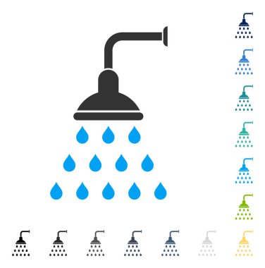 Duş vektör simgesi