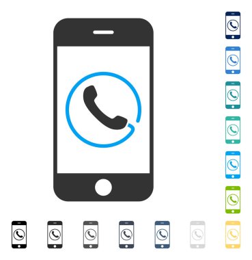 Smartphone telefon vektör simgesi