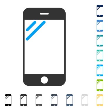 akıllı telefon ekran vektör simgesi