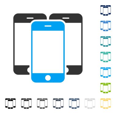 Akıllı telefonlar vektör simgesi