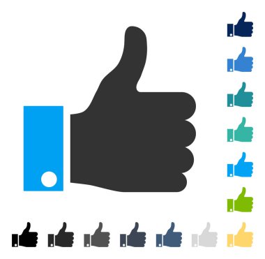 başparmak vektör simgesi