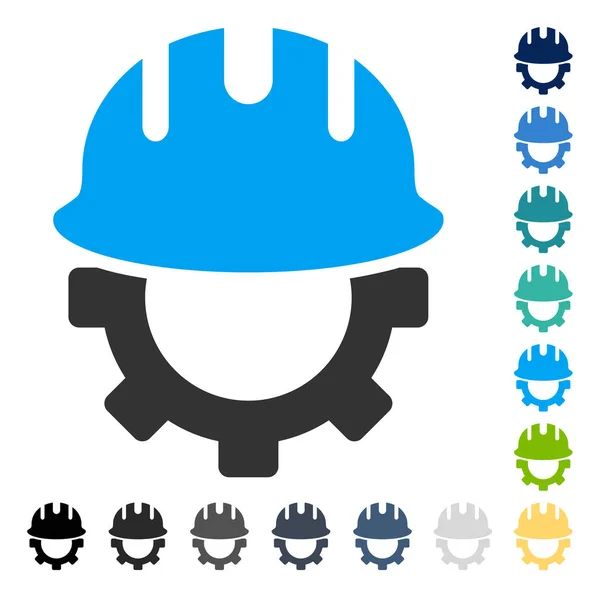 Desenvolvimento Hardhat Vector Ícone — Vetor de Stock